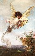 Julius Kronberg Cupid with a Bow oil painting picture wholesale